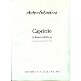 Schaefers, Anton: Capriccio für fagott und Klavier