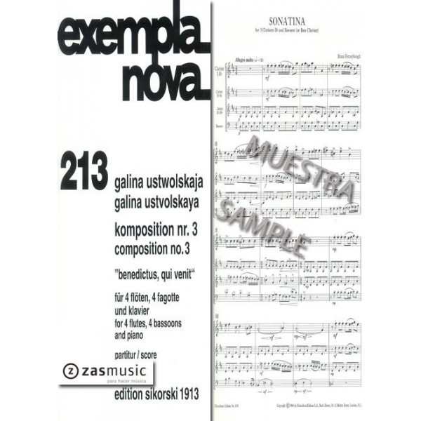 Ustwolskaja: Composition n 3 ´Benedictus, qui venit´