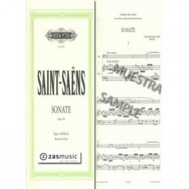 Saint-Saëns: Sonate opus 168 bassoon and piano