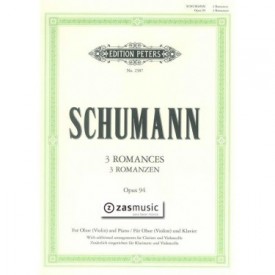 Schumann, Robert (1810-1856): 3 Romances for oboe (violin) and piano op. 94
