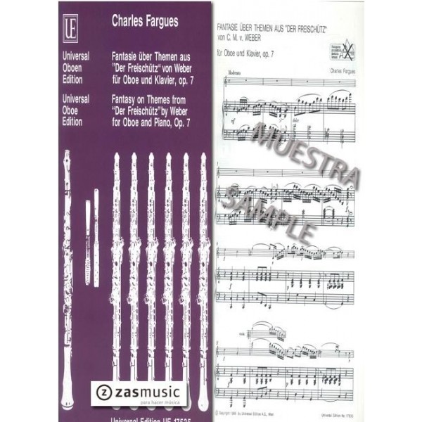 Fargues: Fantasy on Themes para oboe y piano op. 7
