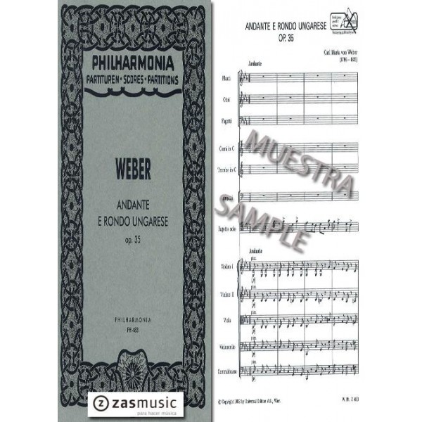 Weber: Andante e Rondo Ungarese, op. 35