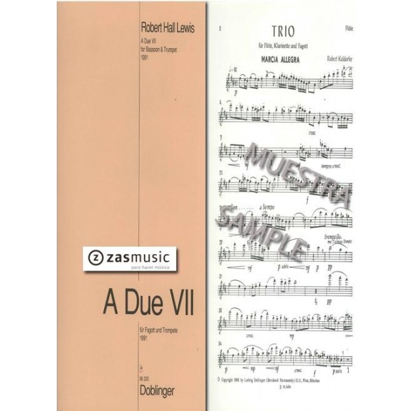 Lewis: A due VII für Fg., Trp.