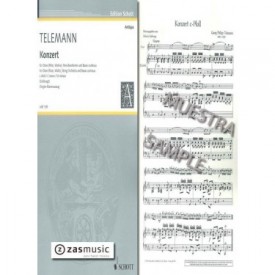 Telemann: Konzert c-Moll para oboe y piano