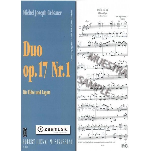 Gebauer: Duo op. 17 Nr. 1 G-dur