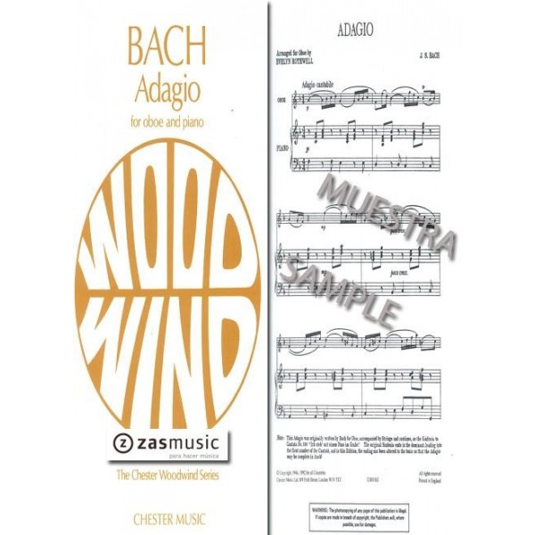 Bach: Adagio for oboe and piano