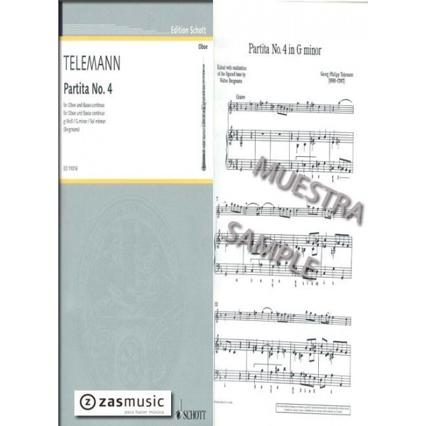 Telemann: Sonata g-moll para oboe and piano