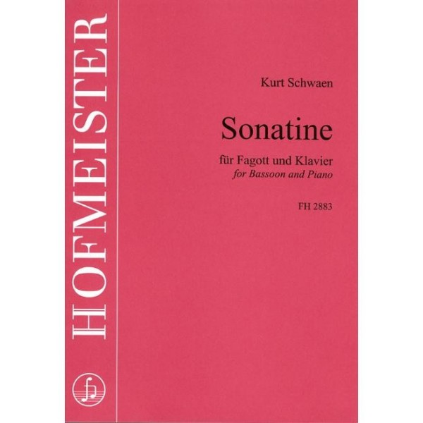 Schwaen: Sonatine for Bassoon and Piano