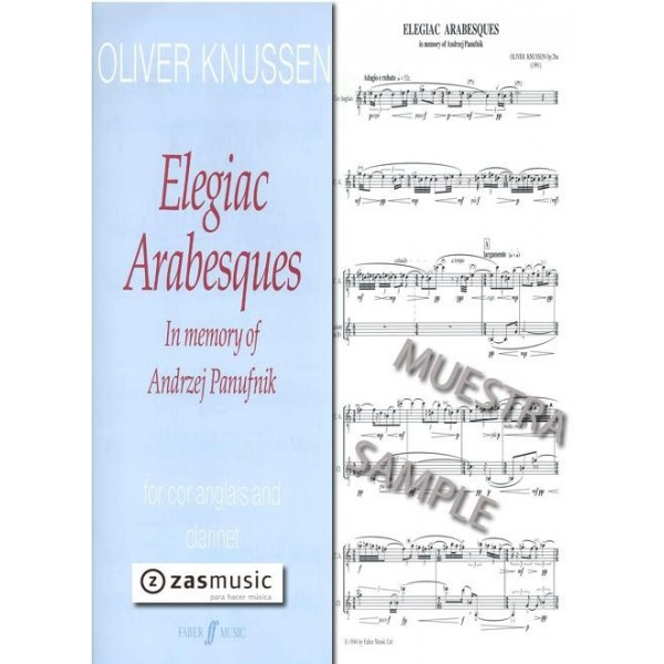 Knussen: Elegiac Arabesques for cor anglais and clarinet Op. 26a (1991)