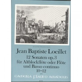 Loeillet: 12 Sonaten op. 3 10-12