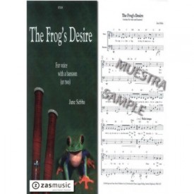 Sebba: The Frog´s Desire. For voice with a bassoo (or two)