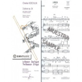 Koechlin: 3 pièces op. 34
