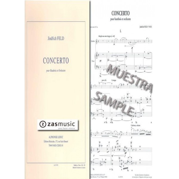 Feld: Concerto pour hautbois et orchestre