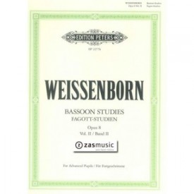 Weissenborn, Julius (1837-1888): Bassoon studies Op. 8 Volume II for Advanced Pupils