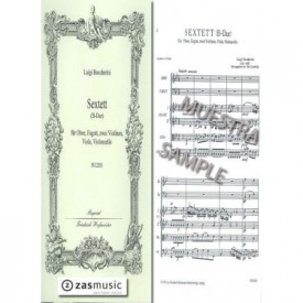 Boccherini: Sextett (B-Dur) für Oboe, Fagott, zwei Violinen, Viola, Violoncello