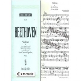 Beethoven, Ludwig van  Variations on "Là ci darem la mano" for Oboe and Piano.