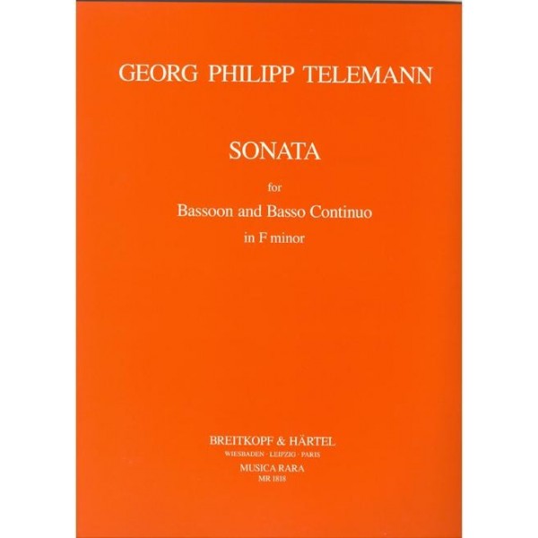 Telemann: Sonata for Basson and Basso Continuo in F minor