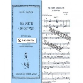 Paganini: Tre duetti concertanti per violino e fagotto