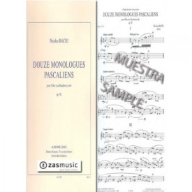 Bacri: Douze monologues pascaliens, op.92