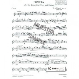 Mozart: Sonata. After the quartet. K370