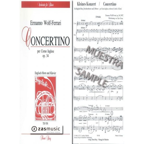 Wolf-Ferrari, Ermano Concertino per Corno Inglese Op.34