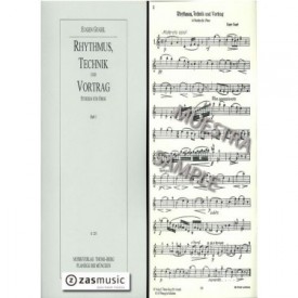 Gugel, Eugen: Rhythmus,Thecnik und Vortrag Studien fúr Oboe Helf 1