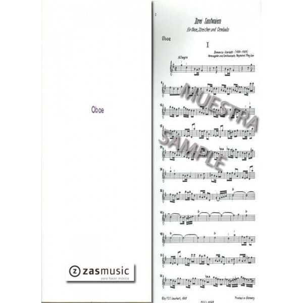 Scarlatti: Drei Sinfonien