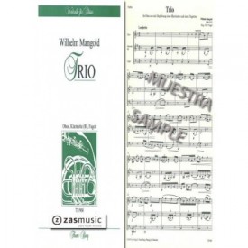 Mangold: Trio (Oboe, Klarinette B, Fagott)