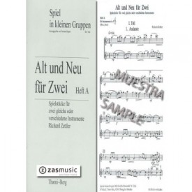 Zettler: Alt und Neu für Zwei, für zwei Oboen.