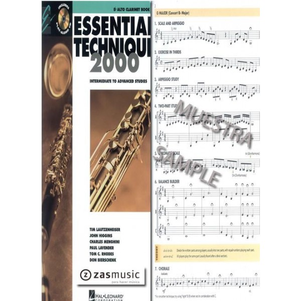 Essential Technique 2000: Intermedio a estudios avanzados Eb clarinete alto