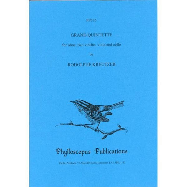 Kreutzer: Grand Quintette for oboe, two violins, viola and cello