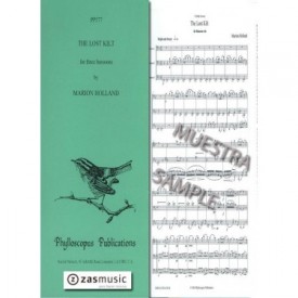 Holland, Marion (*1958): The lost kilt for three bassoons