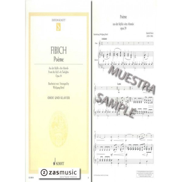 Zdenék: Poème from the Idyll At Twilight Opus 39