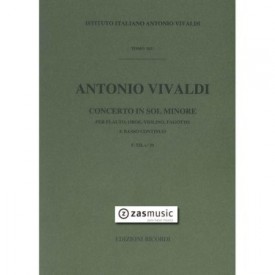 Vivaldi: Concerto in Sol Minore pF. XII nº 20 RV 105