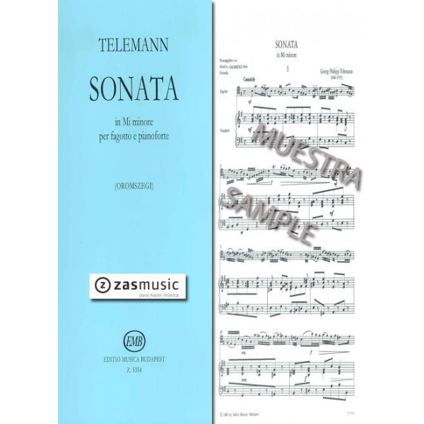 Telemann: Sonata in mi minore per fagotto e pianoforte