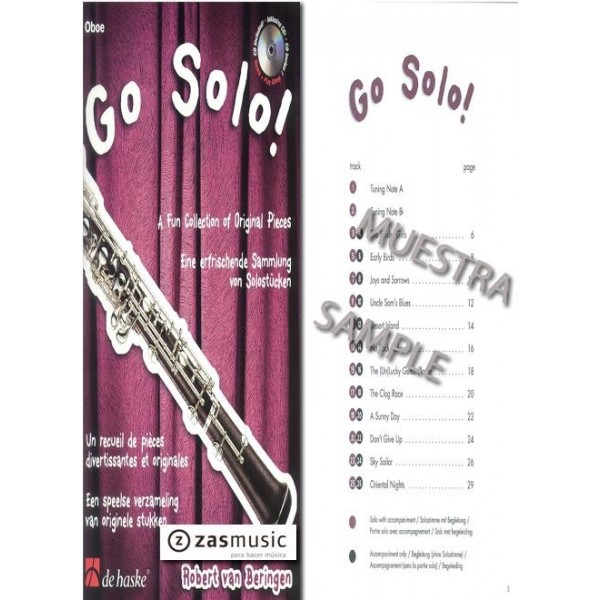 Varios autores: Go solo. A fun collection of original pieces
