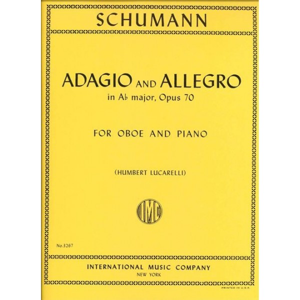 Schumann: Adagio and Allegro in Ab major, op. 70 para oboe y piano