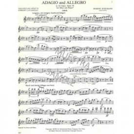Schumann: Adagio and Allegro in Ab major, op. 70 para oboe y piano