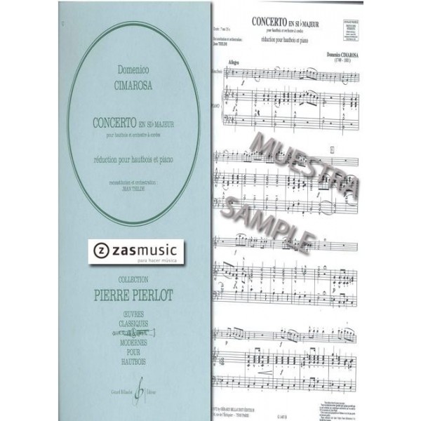 Cimarosa: Concerto en si b majeur pour hautbois et orchestre à cordes