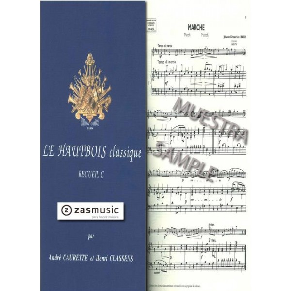 André Caurette and Henri Classens: Le hautbois classique. Recueil C