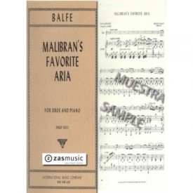 Balfe: Malibran´s Aria para oboe y piano