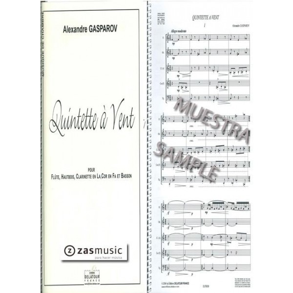 Gasparov: Quintette à Vent