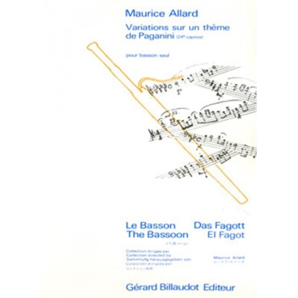 Allard: Variaciones sobre "Caprice 24" para fagot solo