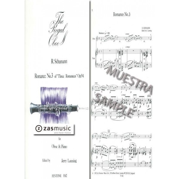 Schumann: The regal oboe. Romance No.3 of Three Romances Op.94