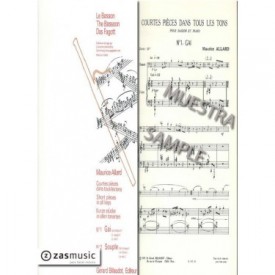 Allard: Piezas cortas en todas las claves. No. 1 Gay / No 2 Soft