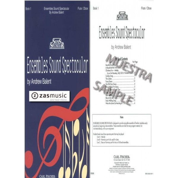 Balent: Ensembles sound spectacular para oboe y piano