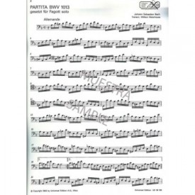 Bach: Partita BWV 1013 para fagot solo