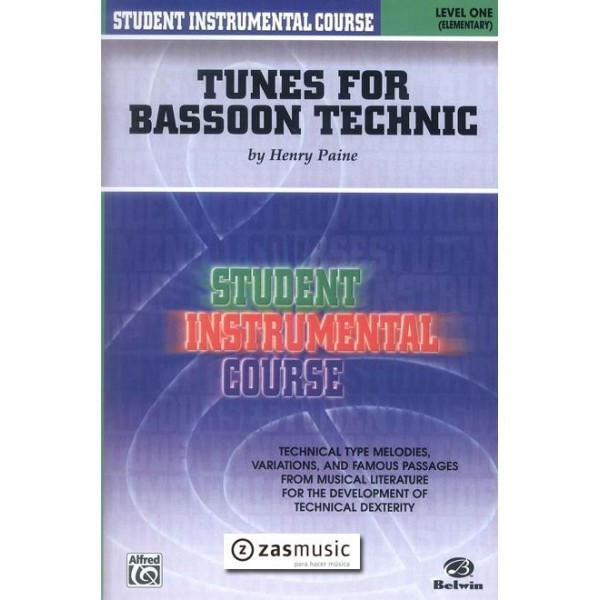 Paine: Tunes for Bassoon technic