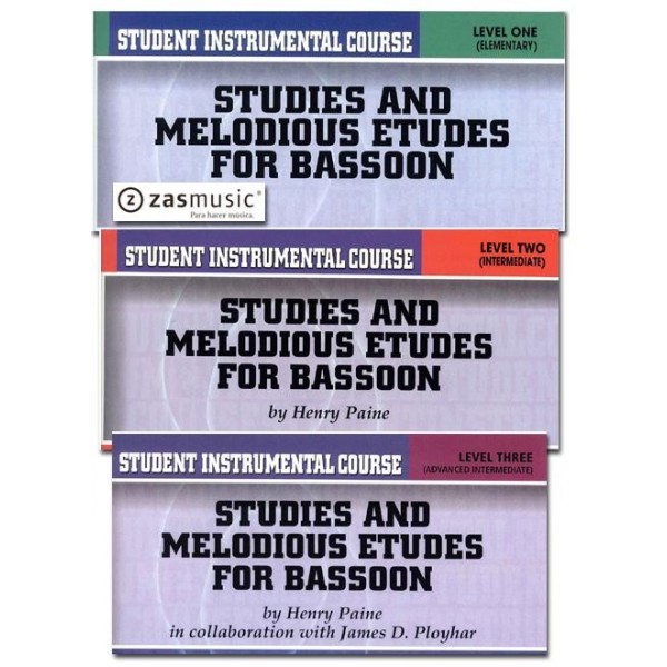 Paine: Studies and melodious etudes for Bassoon