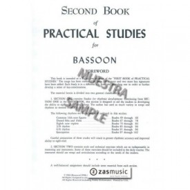 D. McDowells: Second Book of practical studies for Bassoon